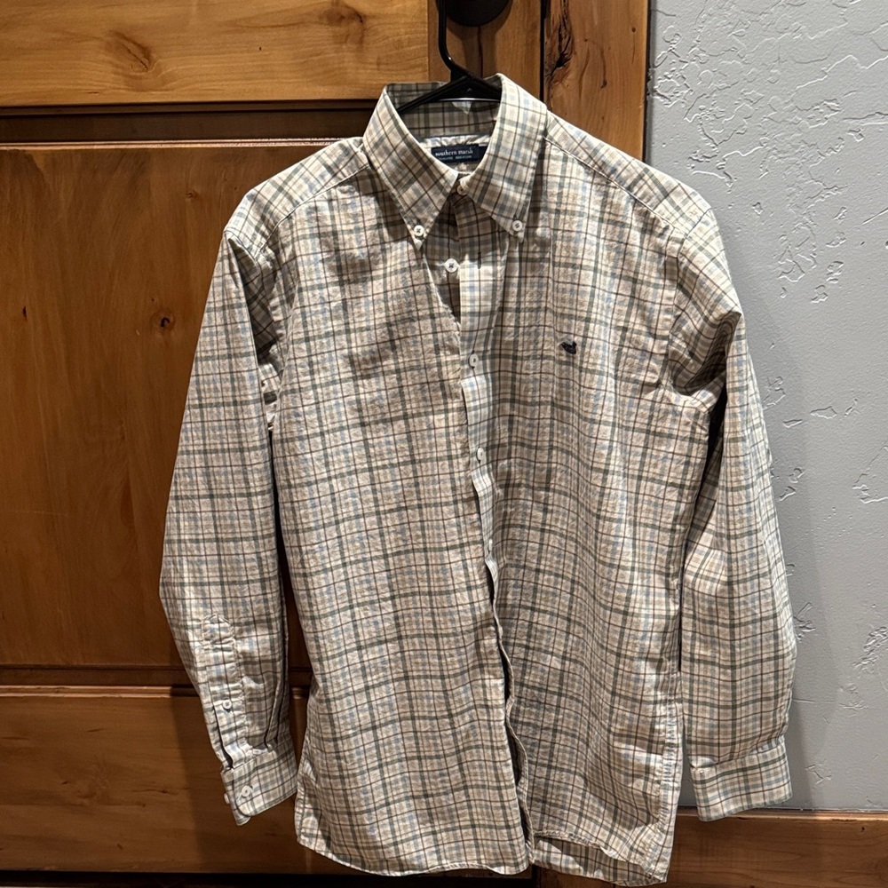 Southern Marsh  Men's Casual Plaid Shirt